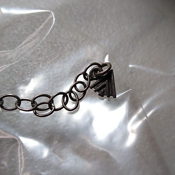 Retired Silpada Multi-Strand Green Pearl Jade Sterling Layered Necklace - Picture 4 of 5